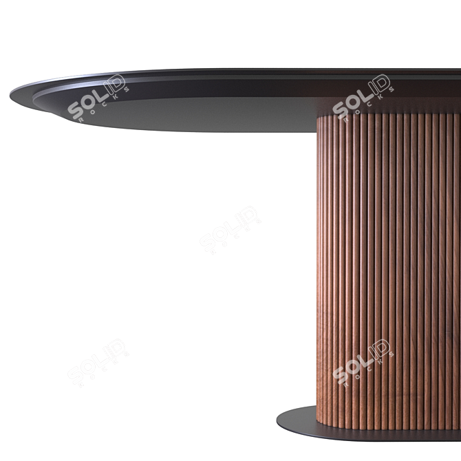 Stylish ALF DaFre Dining Table 3D model image 5