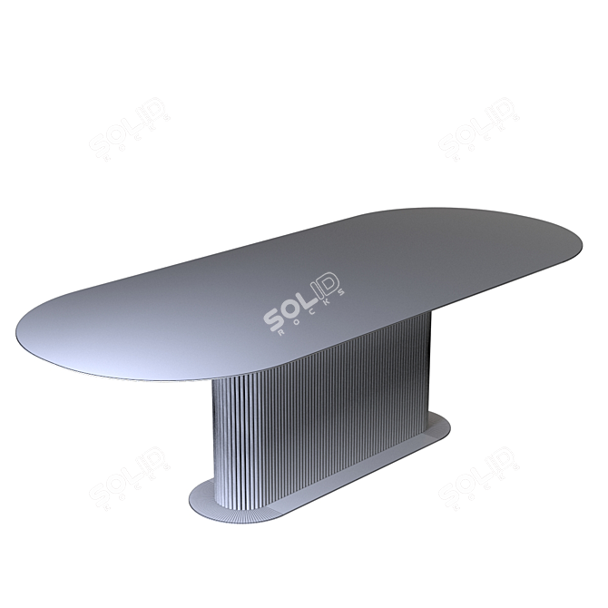 Stylish ALF DaFre Dining Table 3D model image 6