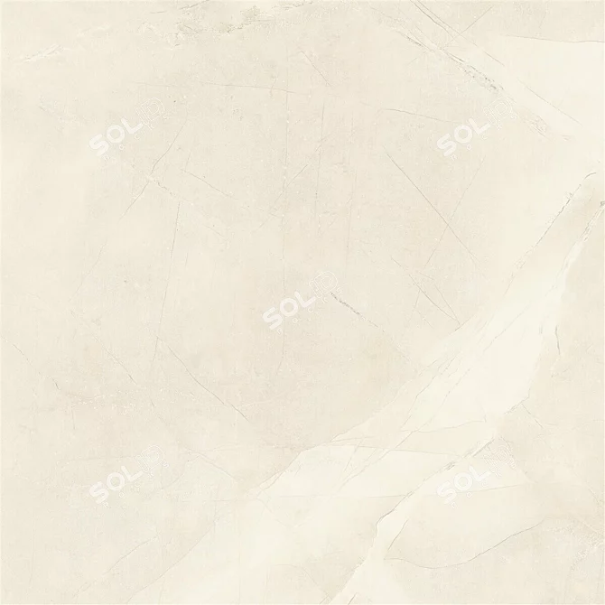 Classic Pulpis Ivory Wall Tiles: Multi-Texture Luxury 3D model image 4