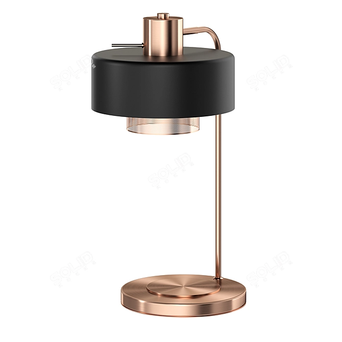 Elegant Barcote Lauryn Table Lamp 3D model image 3