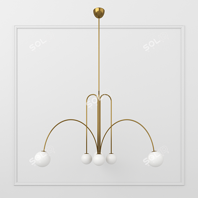 Grand Finale Chandelier: Fontana Amorosa 3D model image 3