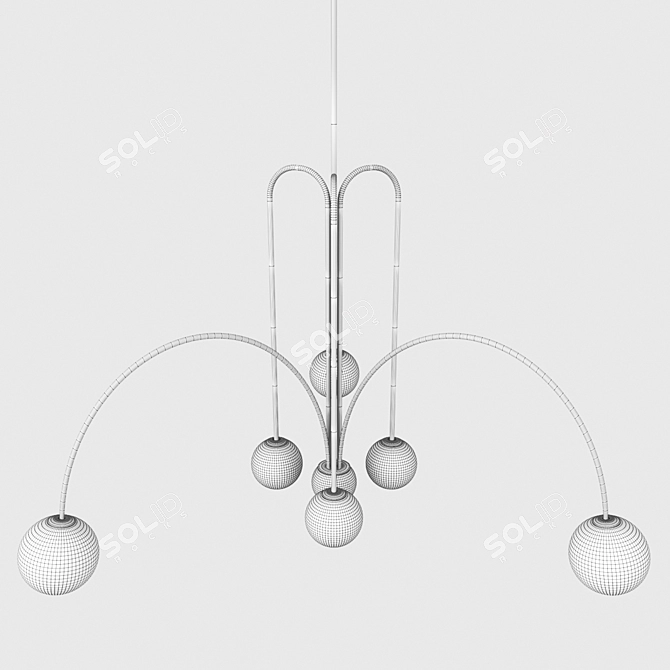 Grand Finale Chandelier: Fontana Amorosa 3D model image 5