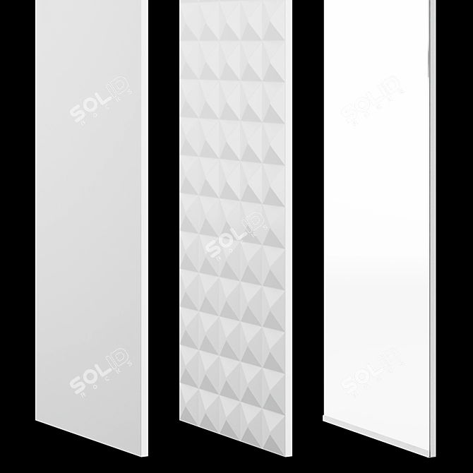 Stylish and Spacious Ikea PAX Corner Wardrobe 3D model image 3