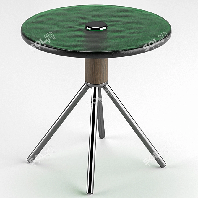 Modern Italian Porada Jelly Coffee Table 3D model image 2