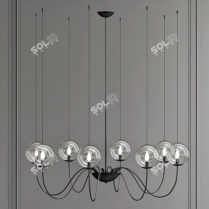 Modern Vistosi Puppet Pendant Light 3D model image 1