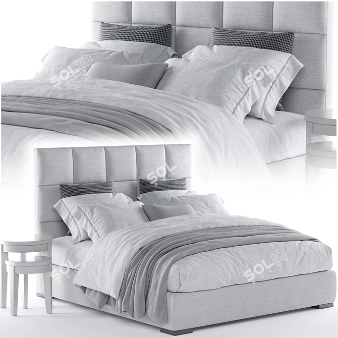 Elevate Your Bedroom: Meridiani Bardo 3D model image 1