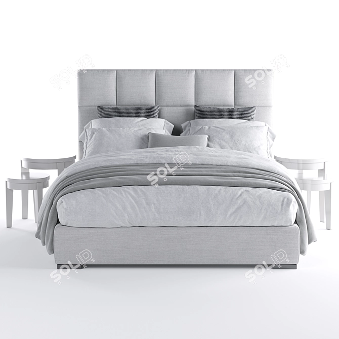 Elevate Your Bedroom: Meridiani Bardo 3D model image 2