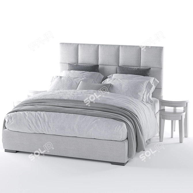 Elevate Your Bedroom: Meridiani Bardo 3D model image 3