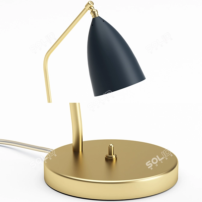 Gubi Grashoppa: Stylish Table Lamp with Adjustable Light 3D model image 3
