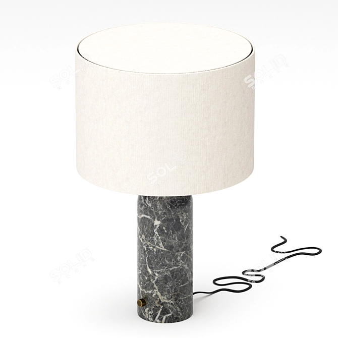 Gubi Gravity Table Lamp: Sleek and Stylish Illumination. 3D model image 2