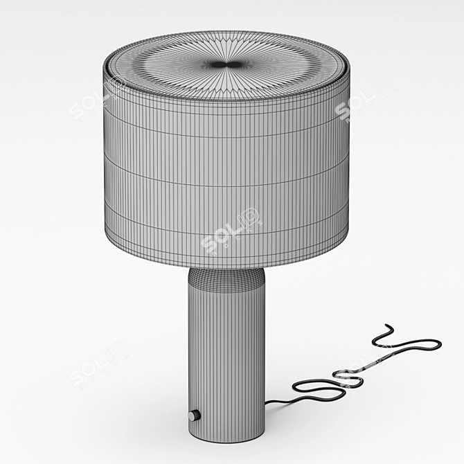 Gubi Gravity Table Lamp: Sleek and Stylish Illumination. 3D model image 3