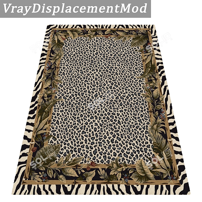 Title: Luxury Carpets Set 3D model image 3