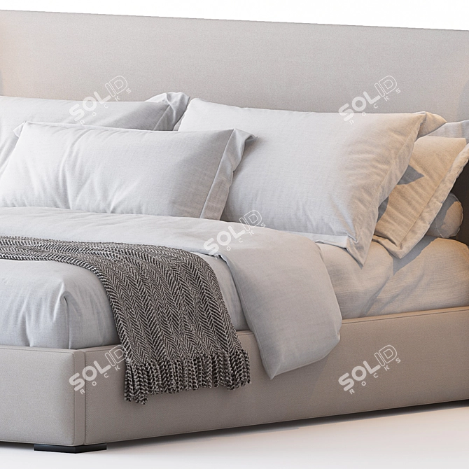 RH Lawson King Bed 3D model image 2