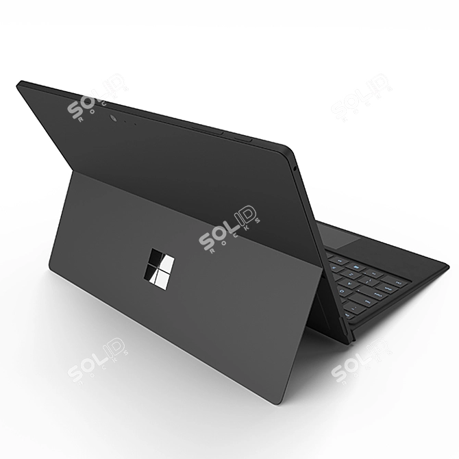  Sleek and Versatile Surface Pro 6 3D model image 2