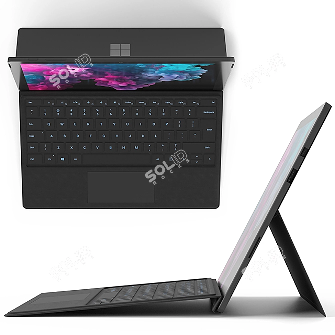  Sleek and Versatile Surface Pro 6 3D model image 3