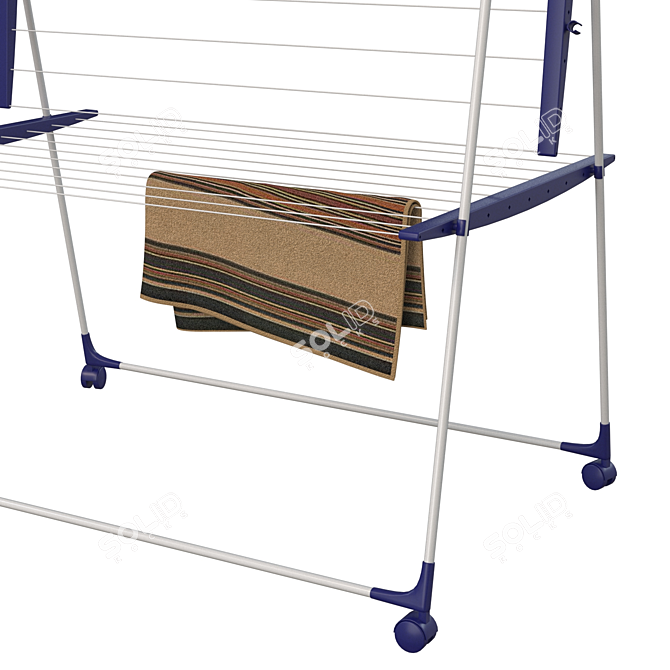 Leifheit Tower 300: Deluxe Clothes Dryer 3D model image 3