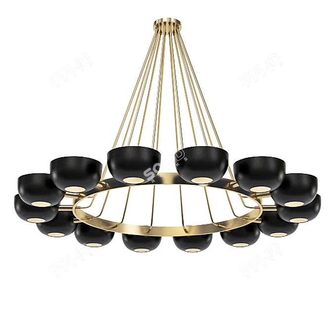 Modern Chandelier Collection 3D model image 3