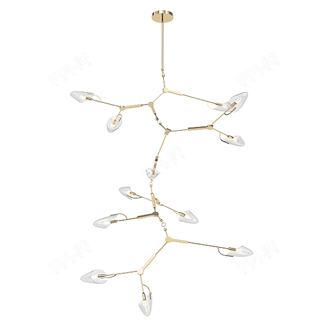 Modern Chandelier Collection 3D model image 4