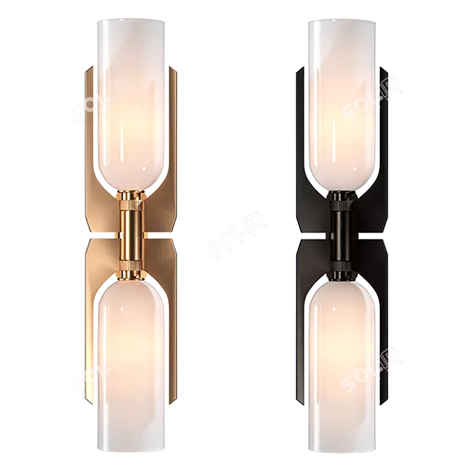 Bert Frank Pennon Wall Light 3D model image 1