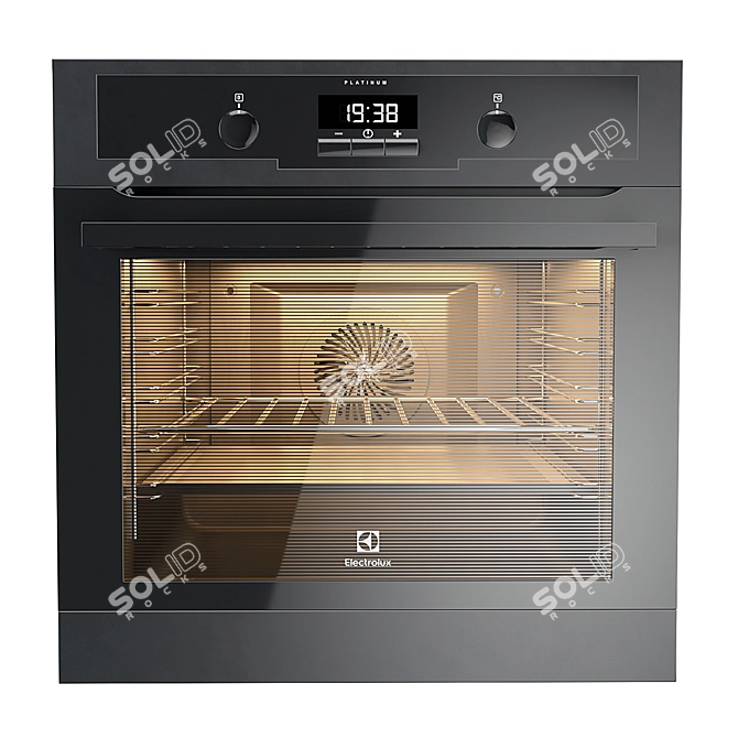 Electrolux EOA 55551: Versatile Built-in Oven 3D model image 1