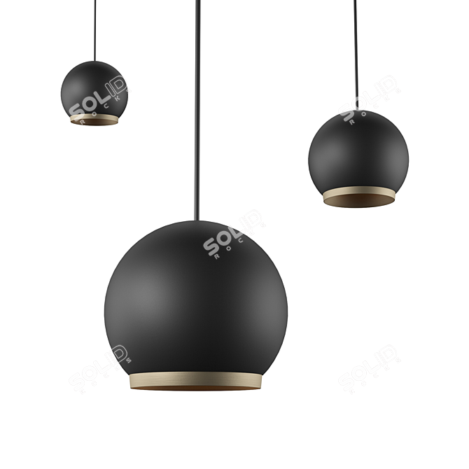 Modular Smart Ball 82: Innovative Lighting Solution 3D model image 1