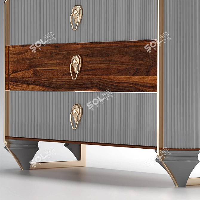 Modern Harmony Dresser 3D model image 3