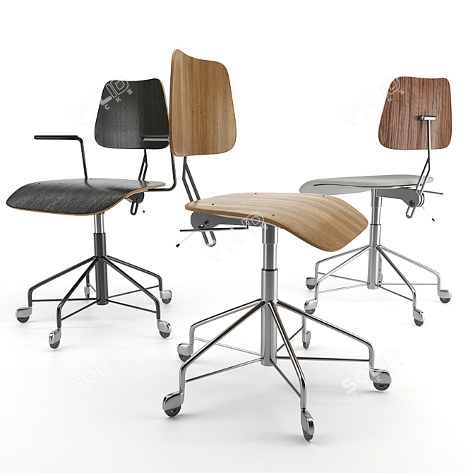 Sleek Office Chair: Labofa 3D model image 1