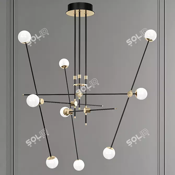 Title: Industrial Pendant Light BULLARUM_ST_9 3D model image 1