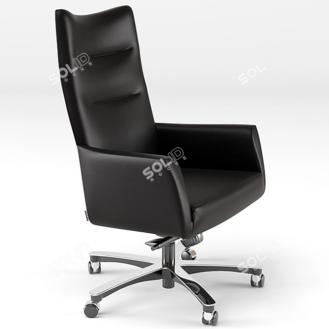 Elegant Koleksiyon Anitta Office Armchair 3D model image 1