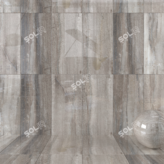 Evolution Earth Wall Tiles 3D model image 1