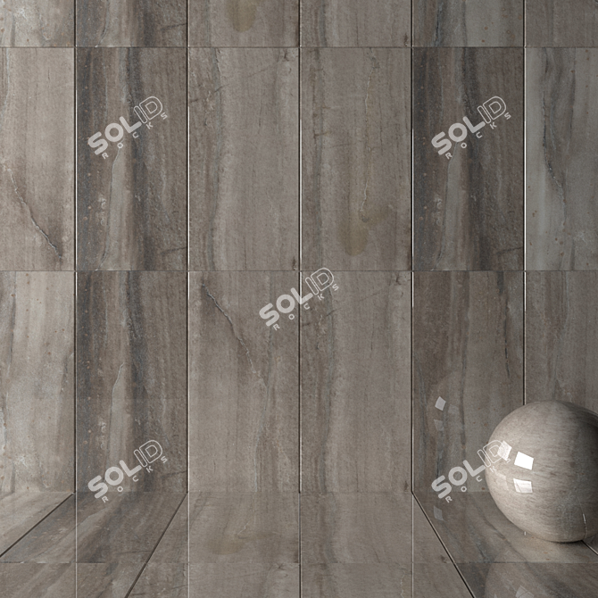 Evolution Earth Wall Tiles 3D model image 2