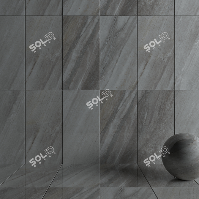 Evolution Mica Wall Tiles: Stunning Multi-Texture Design 3D model image 3