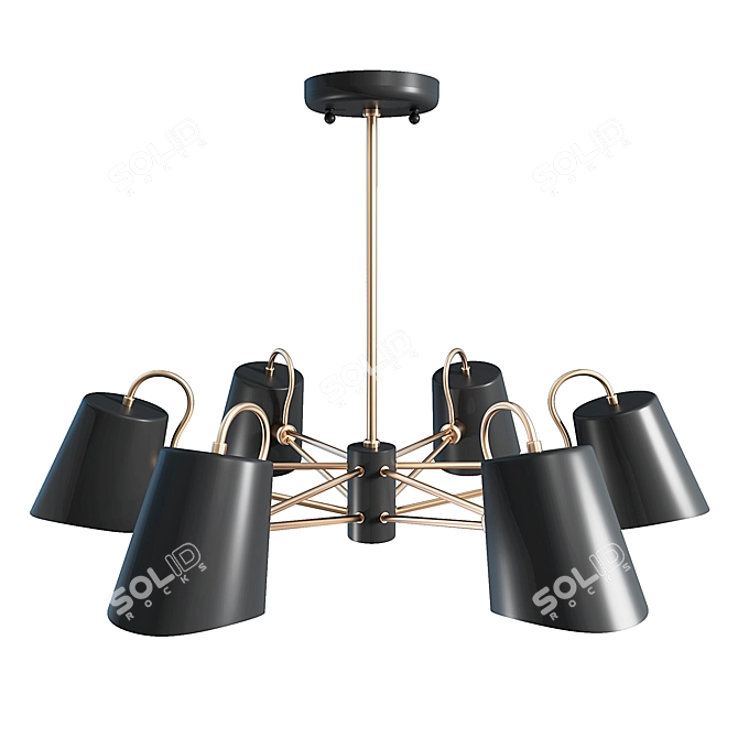 Comodo 2177-6P: Your Favorite Lighting 3D model image 2