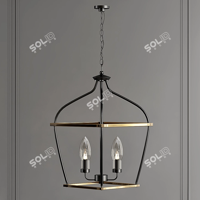 Arteriors_2 - Modern Pendant Light Fixture 3D model image 1