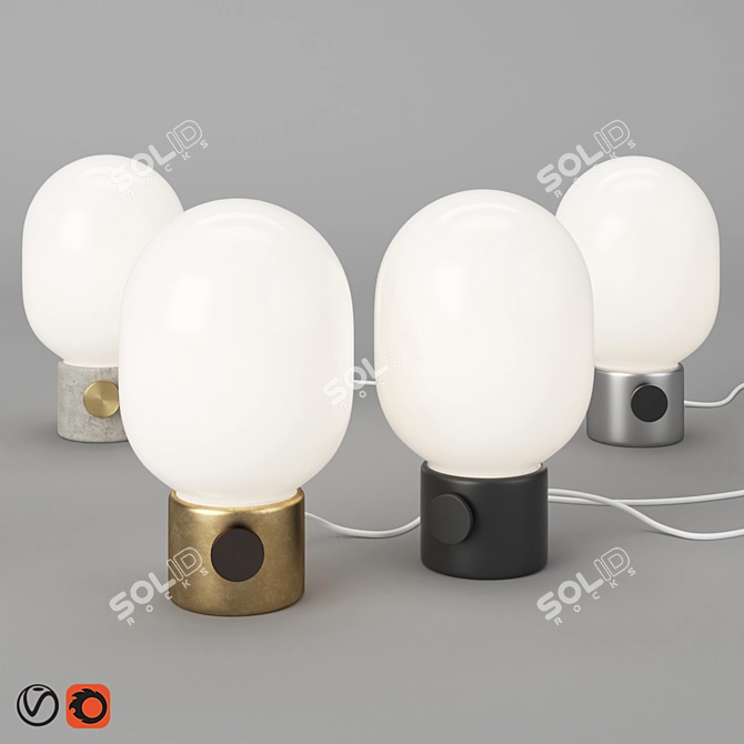 Modern Minimalist Design JWDA Table Lamp 3D model image 1