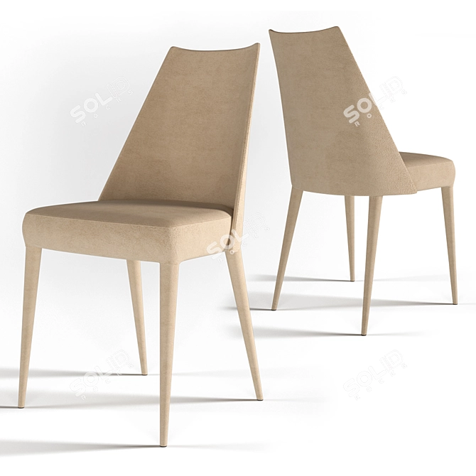 Stylish and Comfortable Midj Sharon S Chair 3D model image 1