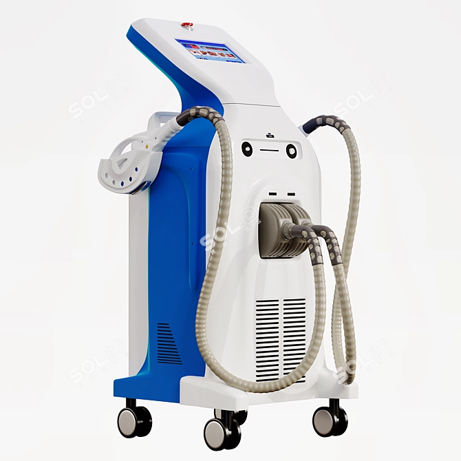 IPL Shr Beauty Machine: Professional Hair Removal Device 3D model image 1