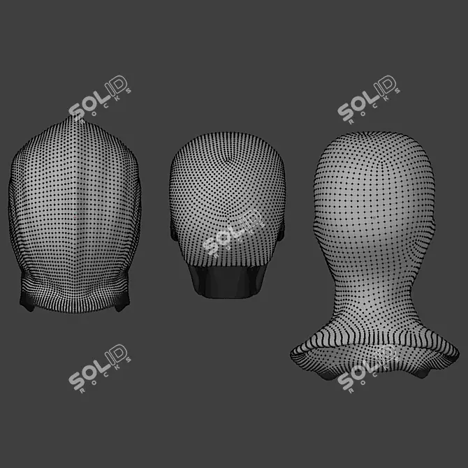  Skull Rider Helmet 3D model image 5