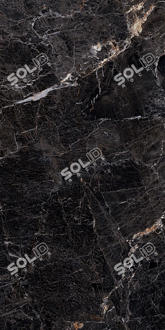 Java Black Wall Tiles - Set of 2 3D model image 4