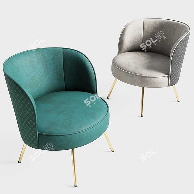  Candy Lounge Chair - Style That Matters 3D model image 1