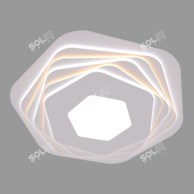 Eurosvet LED Ceiling Light 3D model image 1