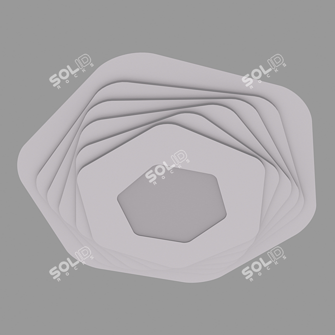 Eurosvet LED Ceiling Light 3D model image 2