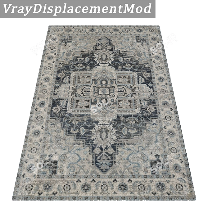 Luxury Carpet Set: High-Quality Textures 3D model image 3