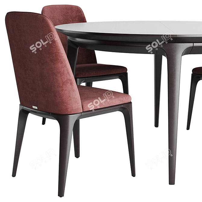 Versatile Folding Dining Table 3D model image 3