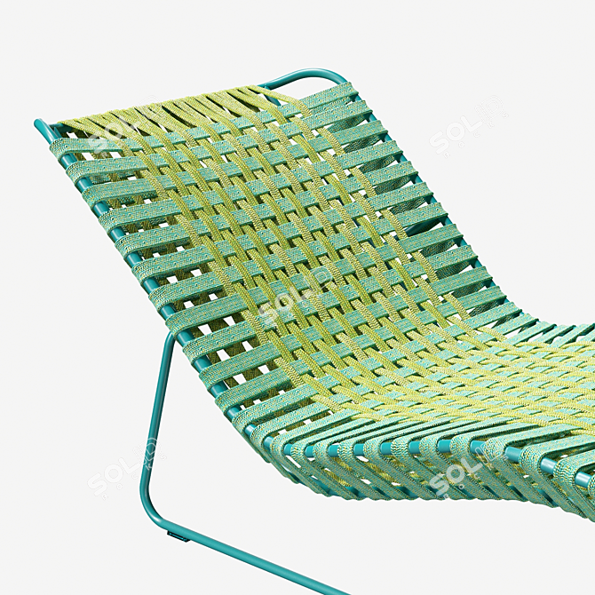 Telar Chaise Longue: Sleek and Stylish Seating 3D model image 2