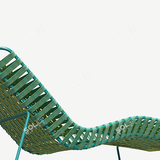 Telar Chaise Longue: Sleek and Stylish Seating 3D model image 3