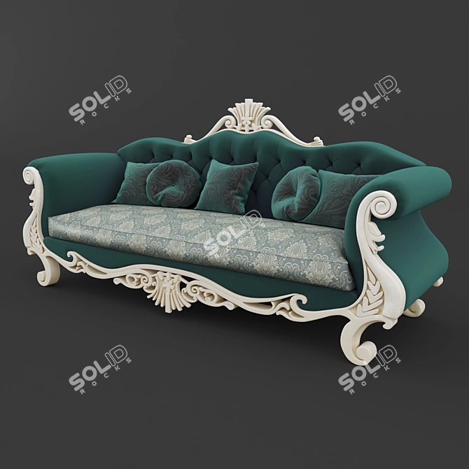 Contemporary Furniture Set 3D model image 4