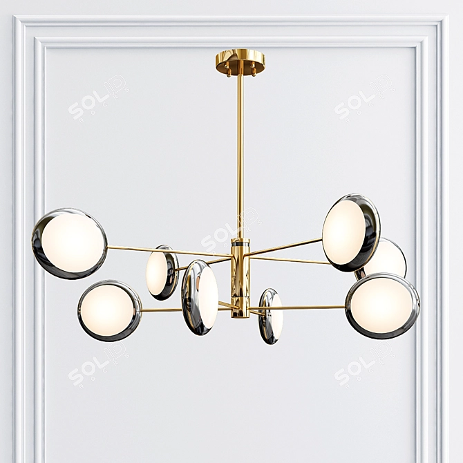 Elegant Drammen Pendant Light 3D model image 2