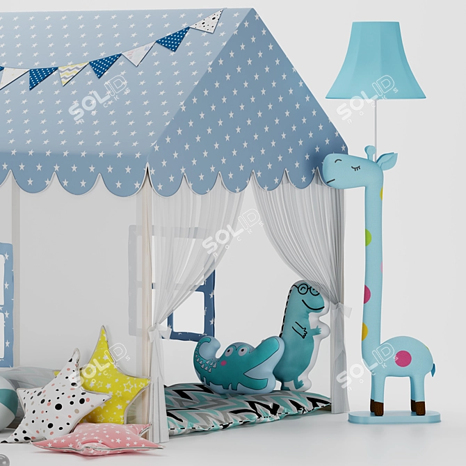 Adventure Tent | Kids Playhouse | Indoor/Outdoor Fun 3D model image 4