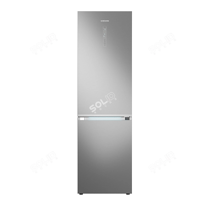 Samsung RB7000 RB41R7847SR Fridge: Sleek Design, Spacious Interiors 3D model image 1